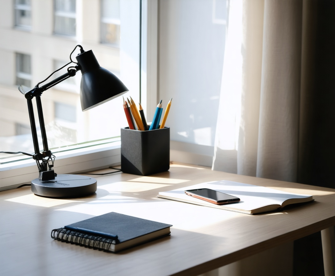 Minimalistischer Arbeitsplatz bei Vantago für fokussierte Strategiegespräche